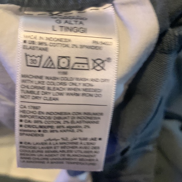 Old Navy Large Tall Bluish Grey draw string waste pants - Picture 2 of 4